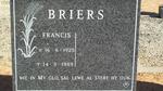 BRIERS Francis 1925-1989