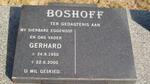 BOSHOFF Gerhard 1950-2000