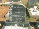 JACOBS Dorethea M.G. 1893-1991