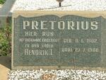 PRETORIUS Hendrik L. 1902-1968