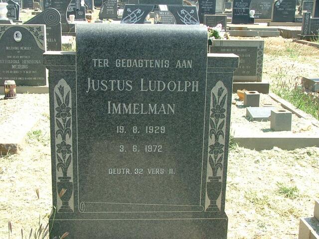 IMMELMAN Justus Ludolph 1929-1972