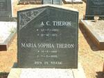 THERON A.C. 1905-1971 & Maria Sophia 1909-2000