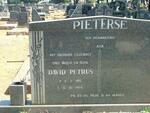PIETERSE David Petrus 1915-1974