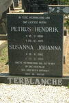 TERBLANCHE Petrus Hendrik 1898-1971 & Susanna Johanna 1902-1989