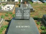DEWING Beningo Norman 1930-2002 & Martha Susanna