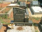 PAULL Marjorie 1906-1984