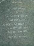 GAGE Joseph Arthur 1888-1954