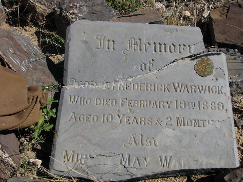 WARWICK George Frederick -1889 :: WARWICK M. May ?-?