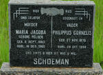 SCHOEMAN Philippus Cornelis 1875-1958 & Maria Jacoba PELSER 1883-1960