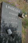 LINDEQUE Sybrand 1921-1992