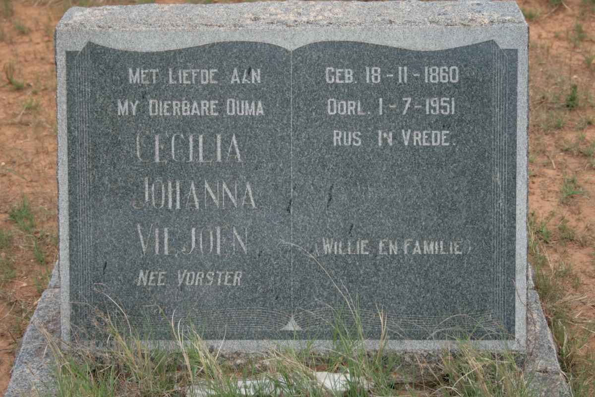 VILJOEN Cecilia Johanna nee VORSTER 1860-1951