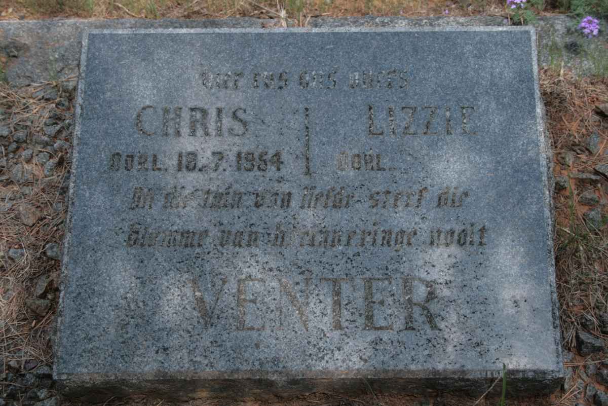 VENTER Chris  -1954 & Lizzie