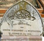 WESTHUYZEN Gideon Scheepers, van der 1864-
