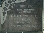 ROUX Catharina S.J., le nee HATTING 1908-1975