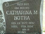 BOTHA Catharina M. 1870-1934