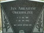 OBERHOLZER Jan Abraham 1910-1993