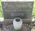 SCHUTTE Pieter Timotheus 1896-1959