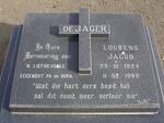 JAGER Lourens Jacob, De 1924-1989