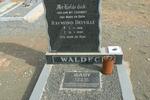 WALDECK Raymond Delville 1916-1992 & Baby 1928-2004