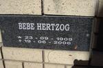 HERTZOG Bebe 1909-2006