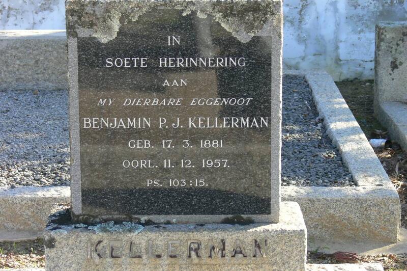 KELLERMAN Benjamin P.J. 1881-1957