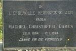 DAMES Machiel Christoffel 1894-1974