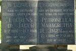 JAGER Lourens, de 1880-1966 & Petronella Maragretha NEL 1894-1971
