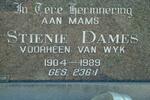 DAMES Stienie formerly VAN WYK 1904-1989