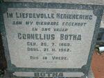 BOTHA Cornelius 1869-1952
