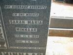 MINNAAR Sarah Maria 1894-1952