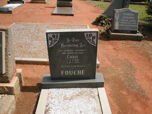FOUCHÉ Chris 1895-1979