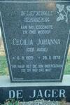 JAGER Cecilia Johanna, de nee AUDIE 1925-1978