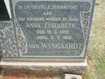 WYNGAARDT Anna Elizabeth, van 1900-1966