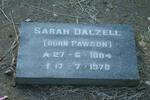 DALZELL Sarah nee PAWSON 1884-1978