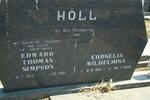 HOLL Edward Thomas Simpson 1915-1981 & Cornelia Wilhelmina 1916-1990