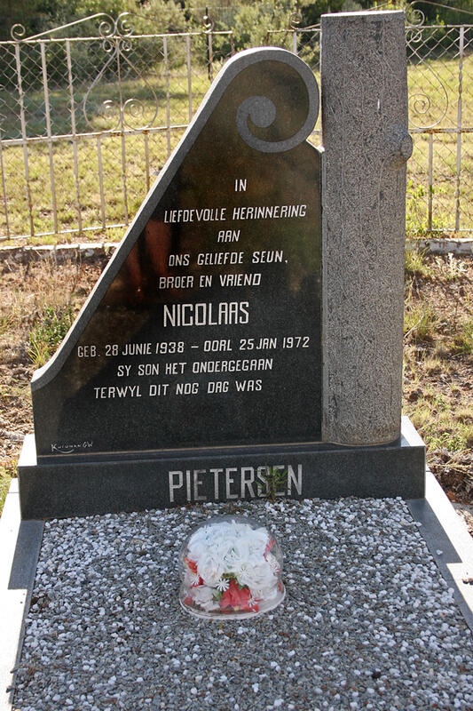 PIETERSEN Nicolaas 1938-1972