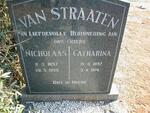 STRAATEN Nicholaas, van 1897-1939 & Catharina 1897-1974