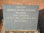 WILLEMSE Cornelia Jacoba Susanna nee JOUBERT 1904-1948