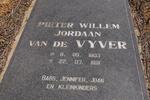 VYVER Pieter Willem Jordaan, van der 1903-1991