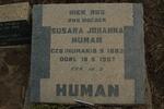 HUMAN Susara Johanna nee HUMAN 1883-1967