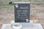 ELLIS Anna Maria nee GILBERT 1904-1981
