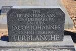 TERBLANCHE Jacob Johannes 1921-1995