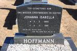 HOFFMANN Johanna Isabella 1895-1981