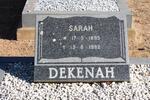 DEKENAH Sarah 1895-1982