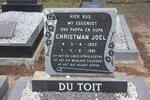 TOIT Christman Joël, du 1903-1981