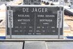JAGER Nicolaas Mattheus, de 1905-1979 & Dora Susara Gertruida 1906-1981