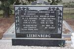LIEBENBERG H.J.S. 1906-1974 & Jacoba VAN WYK 1907-1981
