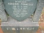 VILLIERS Hendrik Francois, de 1898-1957