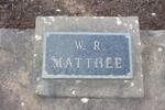 MATTHEE W.R.