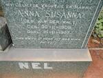 NEL Anna Susanna nee VAN DER WALT 1908-1957